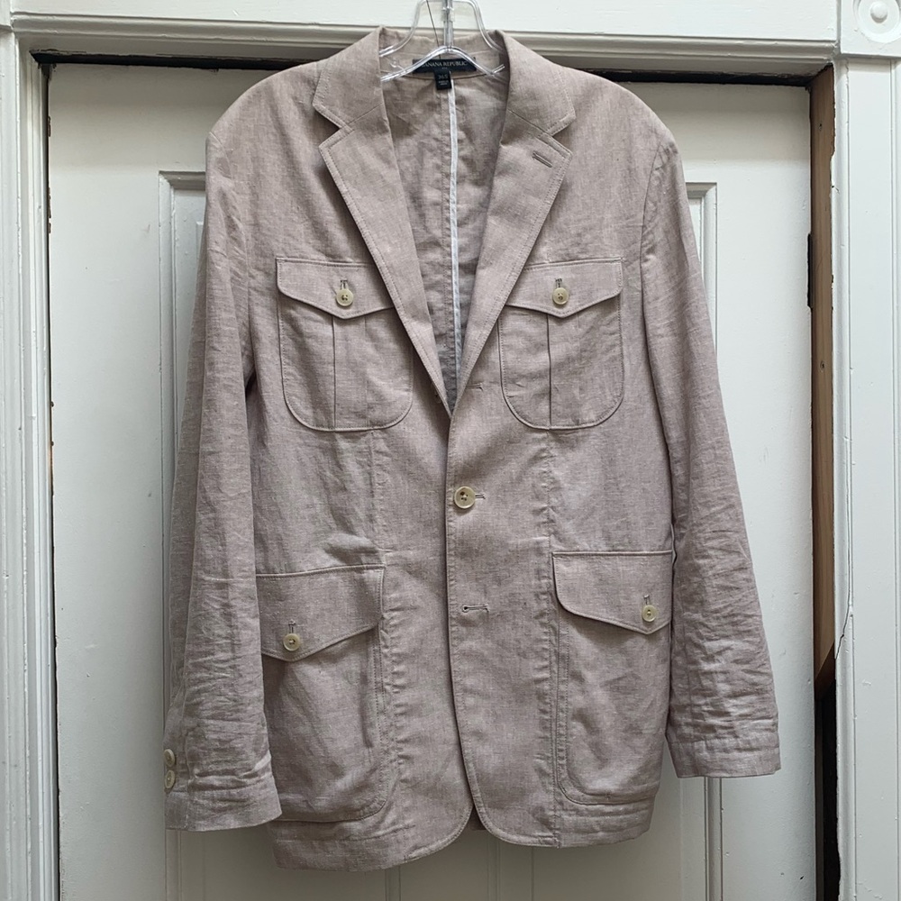 Banana Republic Men’s linen summer blazer size 36 short